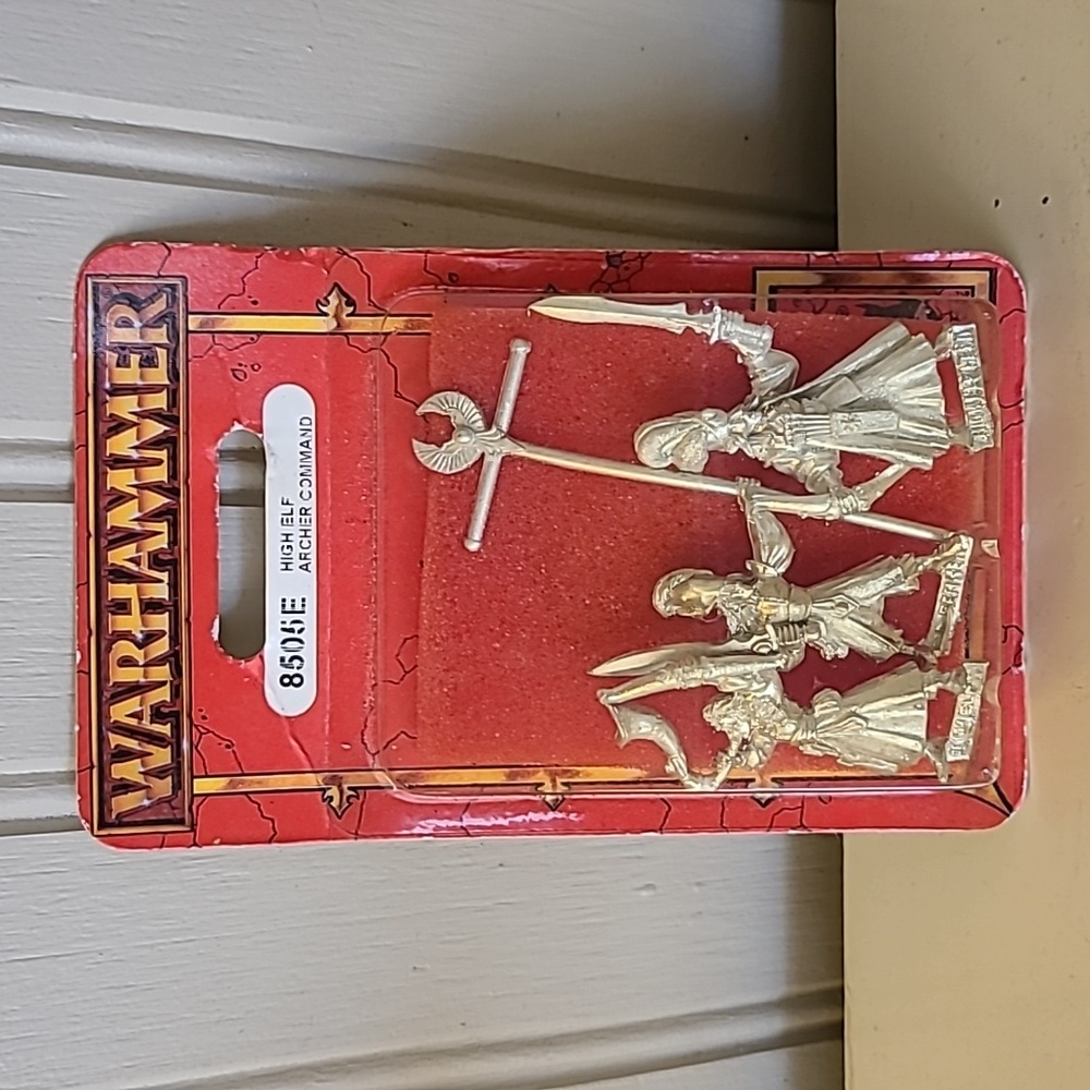 NIB Vintage Warhammer High Elf Archer Command